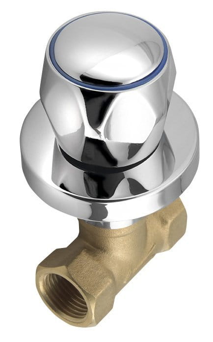 Zawór zamknięty podtynkowy 1/2", chrom #2