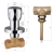 Rysunek techniczny - Zawór zamknięty podtynkowy 1/2", chrom