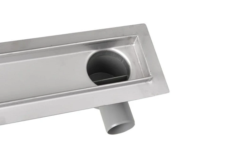 PAVINO odpływ liniowy ze stali nierdzewnej z rusztem do płytek, L-760, DN50 #3