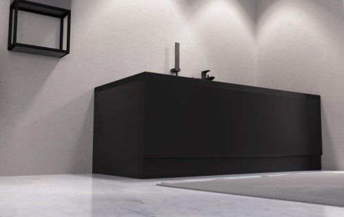 PLAIN obudowa czołowa 160x59cm, czarny mat, prawy #2