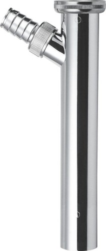 Przedłużka z przyłączem do pralki 5/4", odpływ 32mm, długość 200mm, chrom