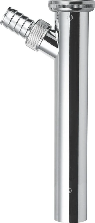 Przedłużka z przyłączem do pralki 5/4", odpływ 32mm, długość 200mm, chrom