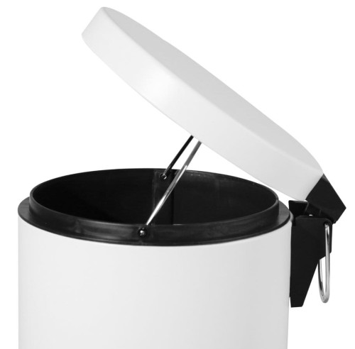 SIMPLE LINE kosz na śmieci okrągły 3l, biały mat #2