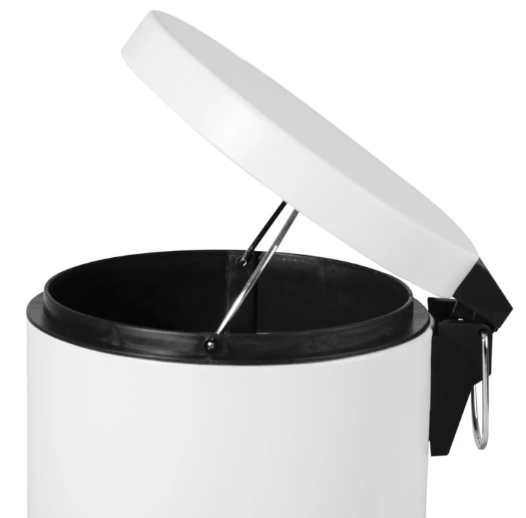SIMPLE LINE kosz na śmieci okrągły 3l, biały mat #2