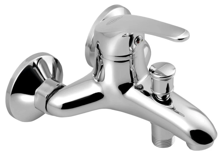 AQUALINE 35 bateria wannowa ścienna, 100mm rozstaw, chrom #2