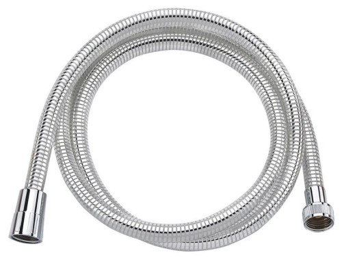 LASER wąż prysznicowy plastikowy, 150cm, chrom/biały