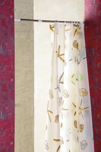 Zasłonka prysznicowa 180x200cm, PEVA, gwiazdy #2
