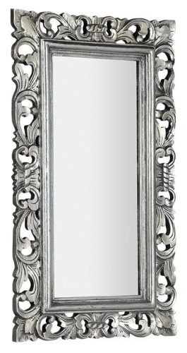 SAMBLUNG Lustro w ramie, 40x70cm, srebro