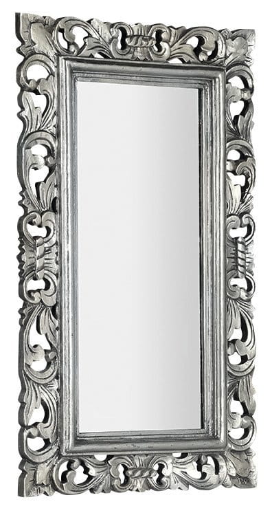 SAMBLUNG Lustro w ramie, 40x70cm, srebro