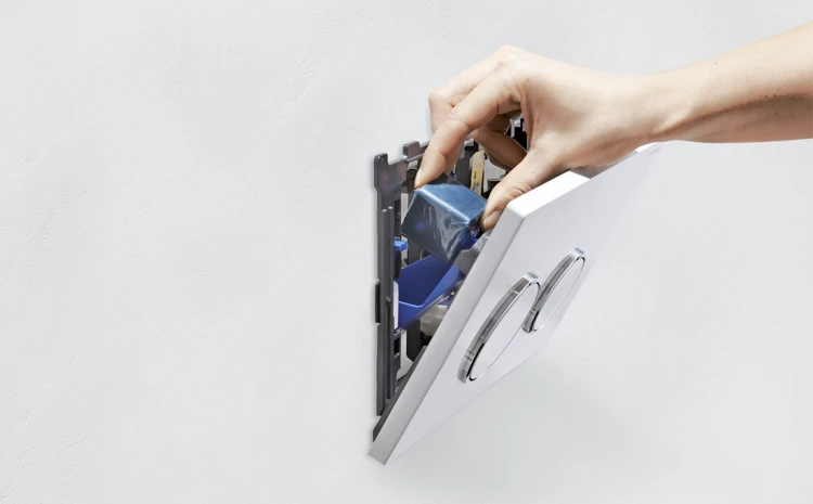 GEBERIT Pojemnik na kostki higieniczne do spłuczki Geberit Sigma 12cm #3