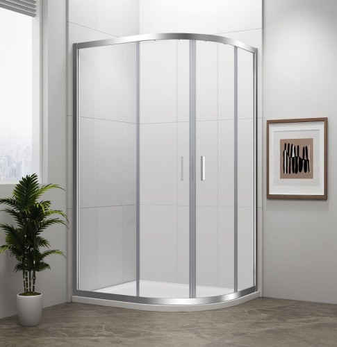 EASY kabina prysznicowa półokrągła 1200x900mm, L/R, szkło czyste