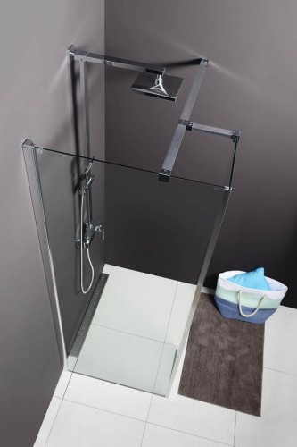 MODULAR SHOWER ścianka do montażu dodatkowego panela, 900 mm #2